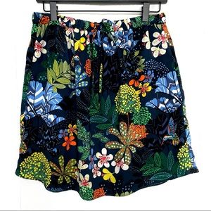 LOFT Floral Patterned Skirt Size Small